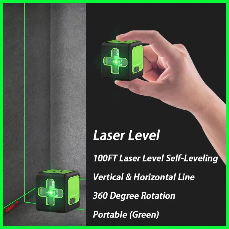🌟 2-Line Laser Level with Self-Levelling | 50ft Cross Line⚡3s Auto-Alignment【Home Renovation Kit】Portable Wall Leveler for Picture Hanging, Tile & Construction 🌟 2-Line Laser Level with Self-Levelling | 50ft Cross Line⚡3s Auto-Alignment【Home Renovation Kit】Portable Wall Leveler for Picture Hanging, Tile & Construction